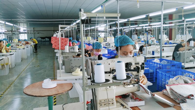 森榮手袋越南工廠正式投產實景拍攝 森榮手袋越南工廠正式投產實景拍攝